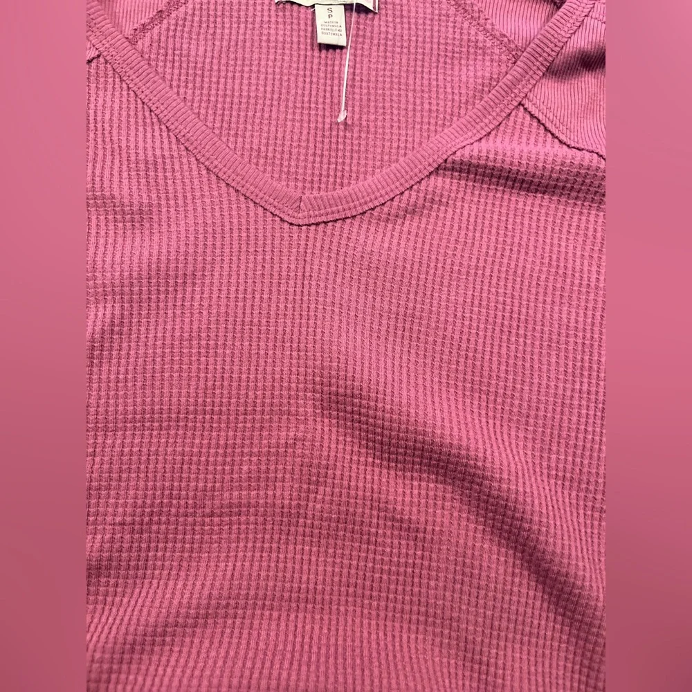 NWT Free People Santa Clara Oversized Thermal Shirt